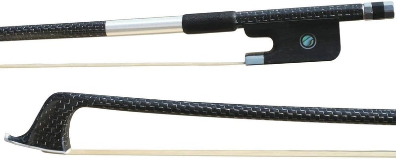 ARCRAW Store Carbon Fiber Cello Bow 4/4 Full Size Ebony Frog Natural Horsehair for Teacher Student Professional Carbon Bow - Image 5